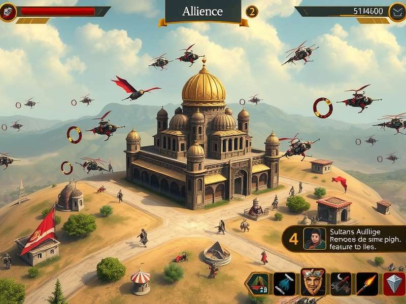 Sultan S Siege gameplay screenshot showing battle scene